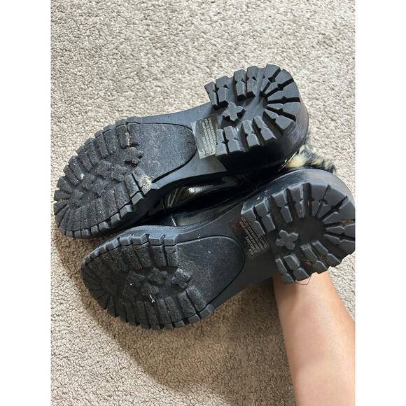 Women’s size 6.5 juicy couture indulgence boots fashion hiking booties faux fur - Picture 7 of 8